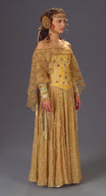 Load image into Gallery viewer, Padme floral cosplay Meadow Yellow picnic dress