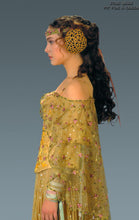 Load image into Gallery viewer, Padme floral cosplay Meadow Yellow picnic dress