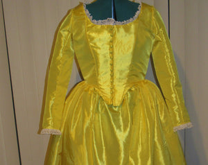 Peggy Schuyler Dress Hamilton Costume Hamilton Cosplay Dress Historical Colonial Dress for Teens/Adults