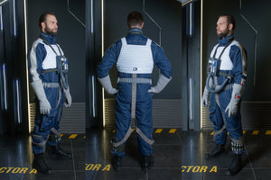 Blue Squadron Resistance Pilot cosplay costume from Star Saga x wing rebels legion resistance alliance Galactic rebellion New Republic