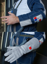 Load image into Gallery viewer, Blue Squadron Resistance Pilot cosplay costume from Star Saga x wing rebels legion resistance alliance Galactic rebellion New Republic