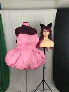 Pink Magic Cat Girl Inspired Dress Cosplay Costume Adult