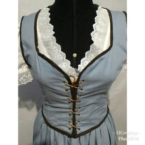 Belle OUAT princess adult version blue dress