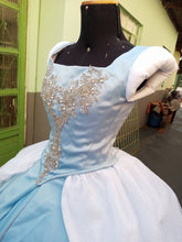 Load image into Gallery viewer, Dress with hoop skirt Princess Cinderella dress