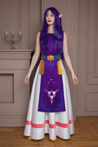Princess Dress Hilda Cosplay Tunic Apron Costume Legend of Zelda Convent Costume for Women Video Game Convent Cosplay Female Dress Cosplay