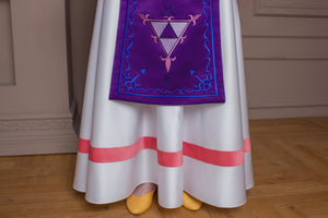 Princess Dress Hilda Cosplay Tunic Apron Costume Legend of Zelda Convent Costume for Women Video Game Convent Cosplay Female Dress Cosplay