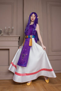 Princess Dress Hilda Cosplay Tunic Apron Costume Legend of Zelda Convent Costume for Women Video Game Convent Cosplay Female Dress Cosplay