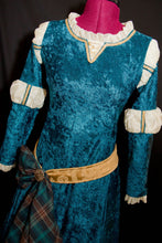 Load image into Gallery viewer, Custom MERIDA Dress Made Cosplay Costume Princess