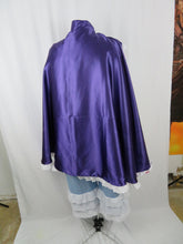 Load image into Gallery viewer, Custom Made Purple Cape and Blue lace Jumper