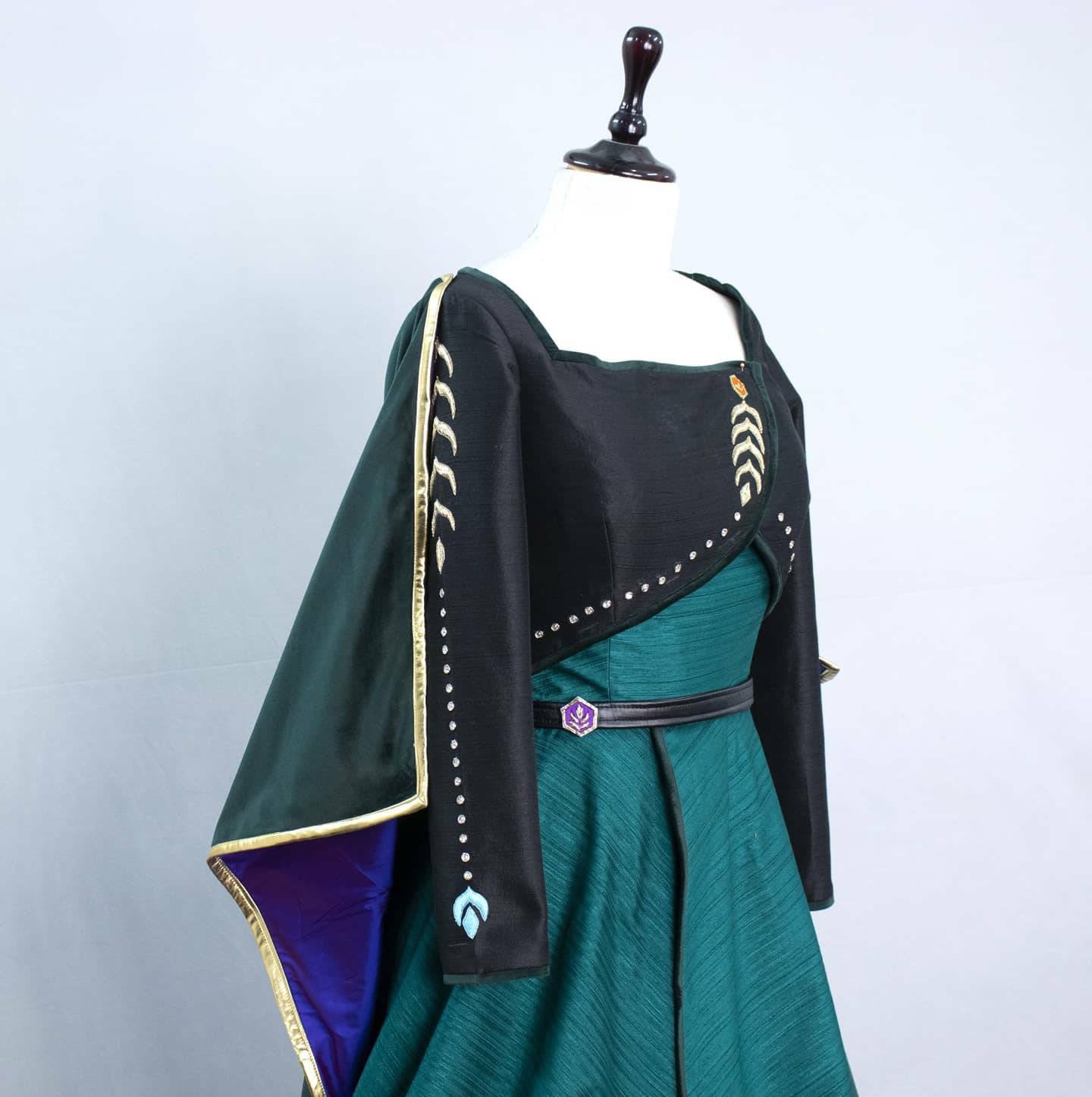 Queen Anna frozen 2 Dress Cosplay Costume MJcostume Queen Anna frozen 2 Dress Cosplay Costume MJcostume