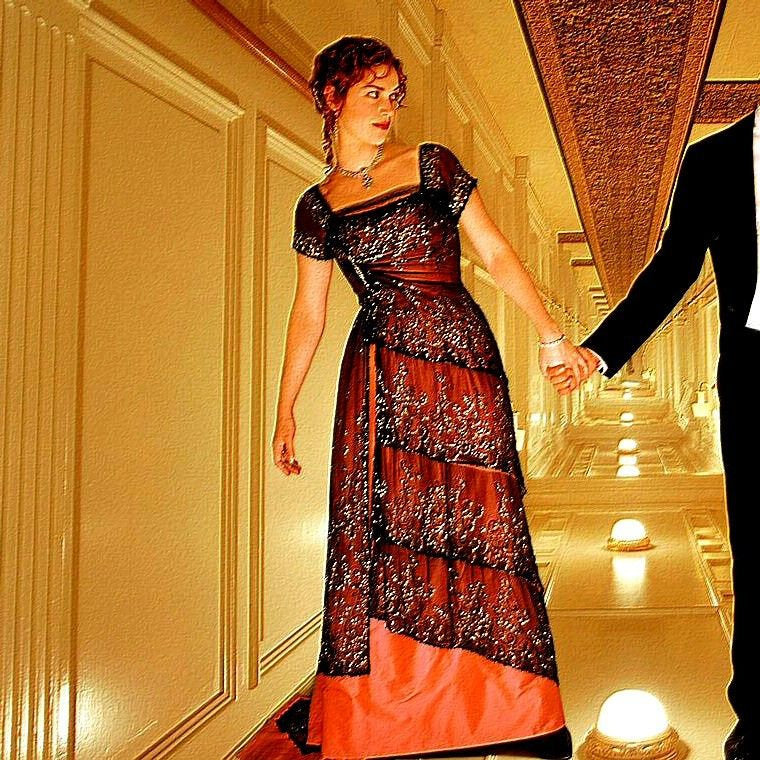 Dinner Delightful Belle Epoque Edwardian ROSE DEWITT BUKATER Dress