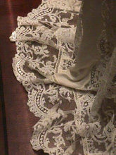 Load image into Gallery viewer, Titanic night gown epoque Delightful Valencienne Lace Belle Epoque Edwardian Dress