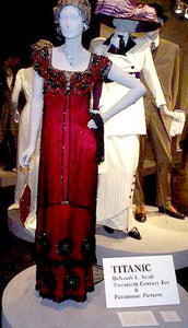 Delightful pearls Titanic Valencienne Lace Belle Epoque Edwardian Dress