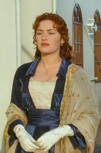 Velvet Titanic Valencienne Lace Belle ROSE DEWITT BUKATER flying Dress