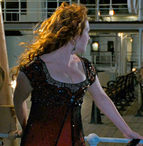 Delightful pearls Titanic Valencienne Lace Belle Epoque Edwardian Dress