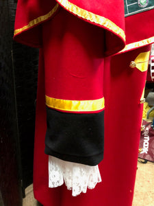 Red and Gold Town Crier costume