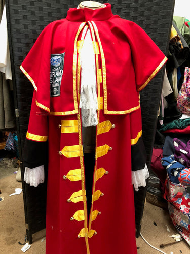 Red and Gold Town Crier costume