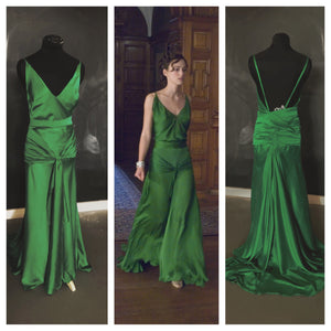 Replica of Green Dress from Atonement MJcostume Replica of Green Dress from Atonement MJcostume