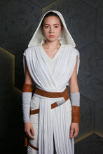 Load image into Gallery viewer, Rey Skywalker Cosplay costume from Star Saga jedi master rebels legion power of the force resistance alliance light side undershirt