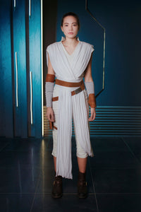 Rey Skywalker Cosplay costume from Star Saga jedi master rebels legion power of the force resistance alliance light side undershirt