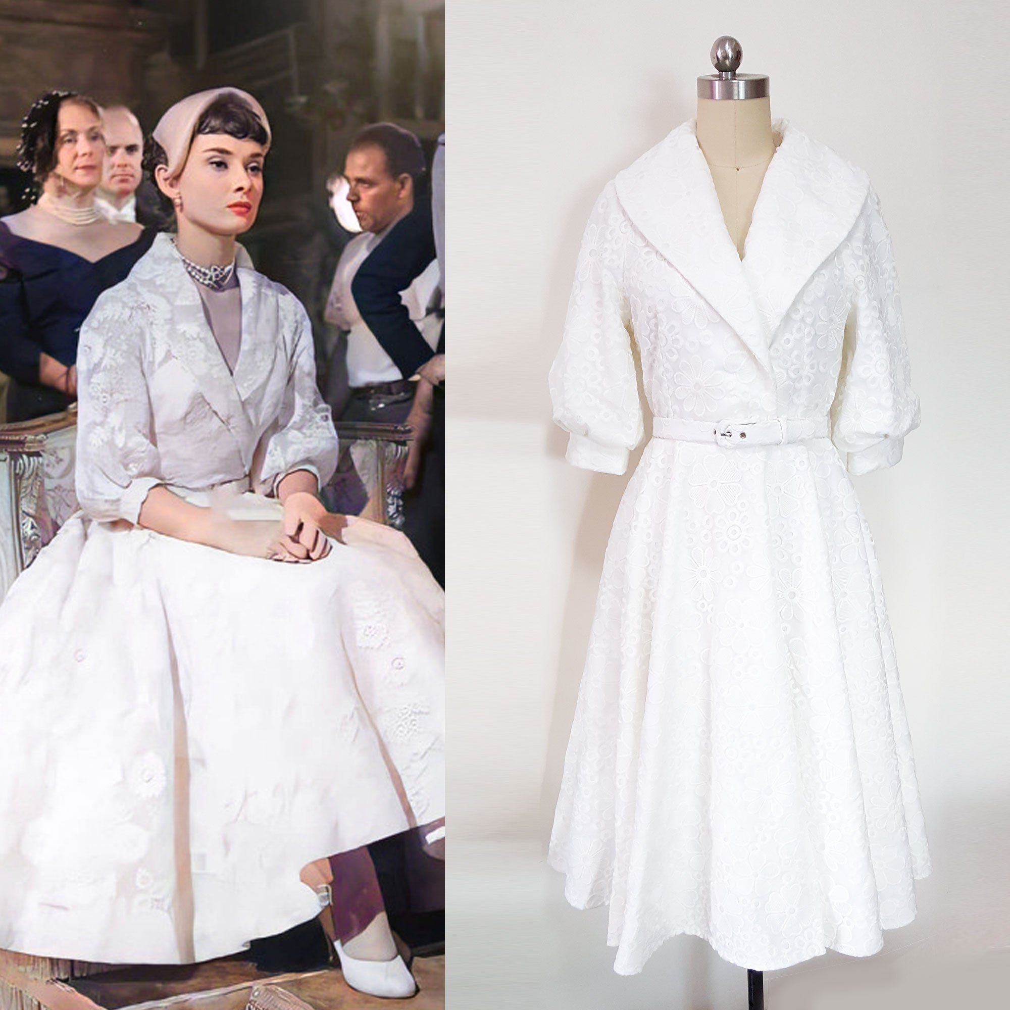 All 5 Iconic Audrey Hepburn Wedding Dress Styles - from Her Personal Life  and Movies — Classic Critics Corner - Vintage Fashion Inspiration including  1940s Fashion, 1950s Fashion and Old Hollywood Glam