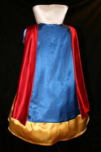 Load image into Gallery viewer, Costume Gown with Bow and Cape GIrls Custom Sz Exquisite SNOW WHITE