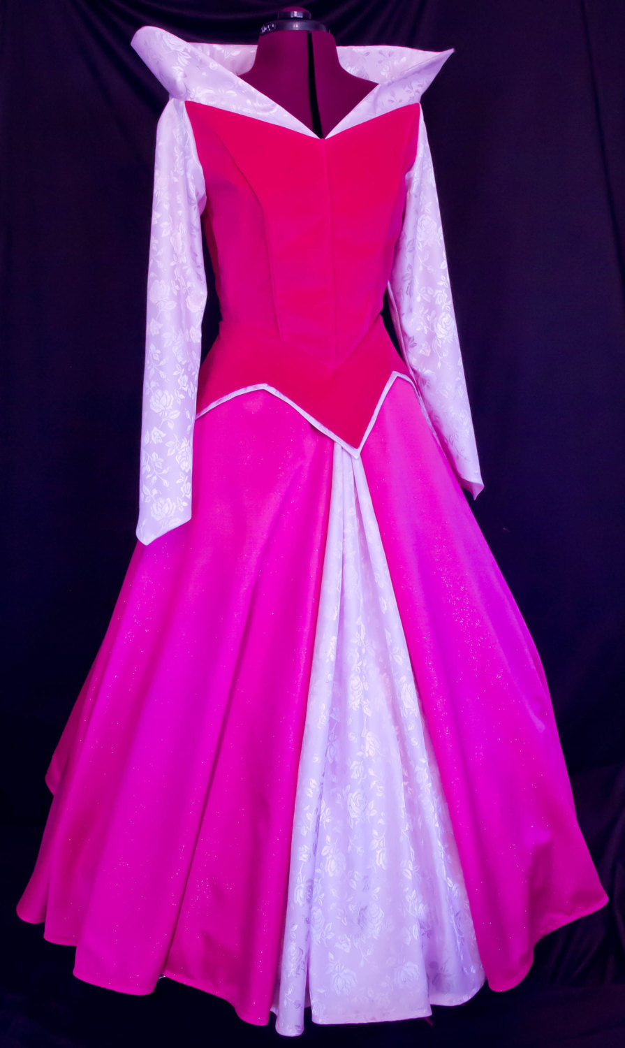 Costume Aurora Dress Cosplay Costume Brocade Velveteen GOWN Custom Cosplay STUNNING ADULT Sleeping Beauty