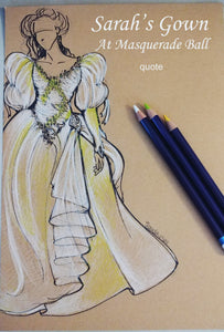 MADE TO ORDER Sarah's gown Masquerade Ball, Labyrinth the movie, Cosplay, wedding dress