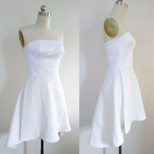 High low wedding gown White wedding or Celebrity white dress