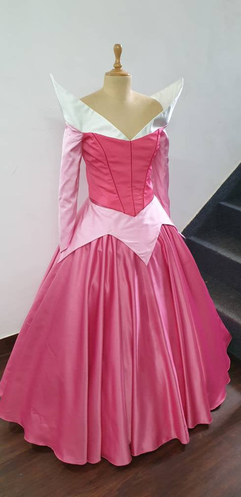 Sleeping beauty Princess Aurora pink dress – MJcostume