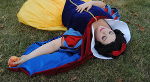 Snow White Princess Adult Costume Gown Dress Cosplay