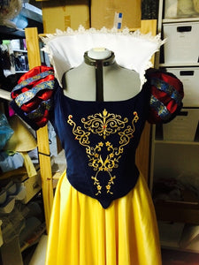 Snow White Princess Adult Costume Gown Dress Cosplay