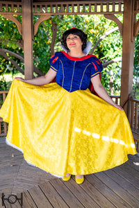 Snow White Princess Adult Costume Gown Dress Cosplay