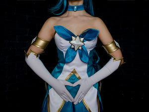 Star Guardian Soraka Cosplay Costume Women LoL Cosplay League of Legends Soraka Costume Cosplay Girls Halloween Costume Cosplay Outfit Anime
