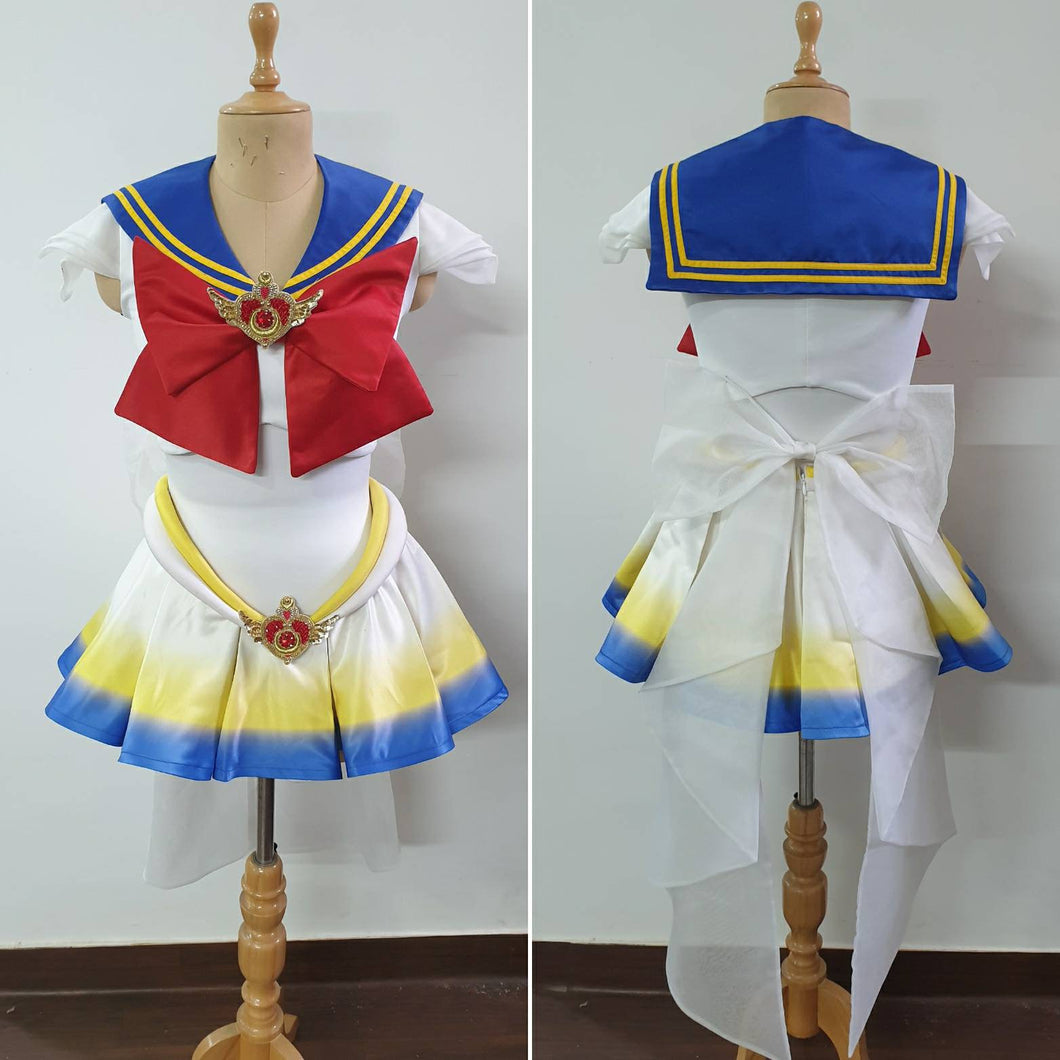 Super sailor dress moon Cosplay costume