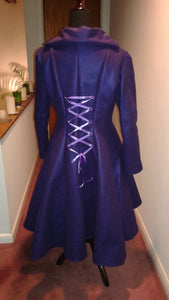 Women's Swirl Wilhemina Wonka Steampunk coat costume
