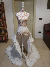 Load image into Gallery viewer, Mina Murray&#39;s underskirt Tailor Victorian tournure crinolette petticoat underskirt cosplay costume