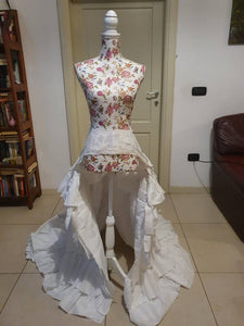 Mina Murray's underskirt Tailor Victorian tournure crinolette petticoat underskirt cosplay costume