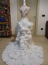 Load image into Gallery viewer, Mina Murray&#39;s underskirt Tailor Victorian tournure crinolette petticoat underskirt cosplay costume