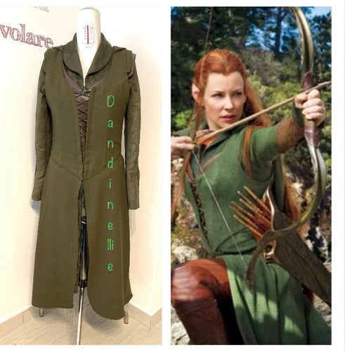Tauriel Dress complete Cosplay costume