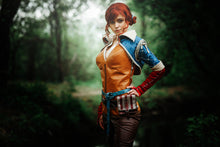 Load image into Gallery viewer, Triss Merigold Costume Witch cosplay Witcher female costume charmed sorceress charmer Triss Merigold Maribor halloween costume costume party