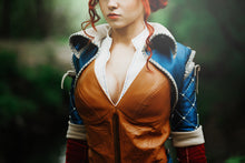 Load image into Gallery viewer, Triss Merigold Costume Witch cosplay Witcher female costume charmed sorceress charmer Triss Merigold Maribor halloween costume costume party