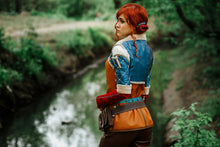 Load image into Gallery viewer, Triss Merigold Costume Witch cosplay Witcher female costume charmed sorceress charmer Triss Merigold Maribor halloween costume costume party