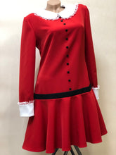 Load image into Gallery viewer, Veruca Salt Costume Veruca Salt dress Halloween costume Willy Wonka and the Chocolate Factory costume Photo Prop Cosplay Peter Pan collar