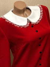 Load image into Gallery viewer, Veruca Salt Costume Veruca Salt dress Halloween costume Willy Wonka and the Chocolate Factory costume Photo Prop Cosplay Peter Pan collar