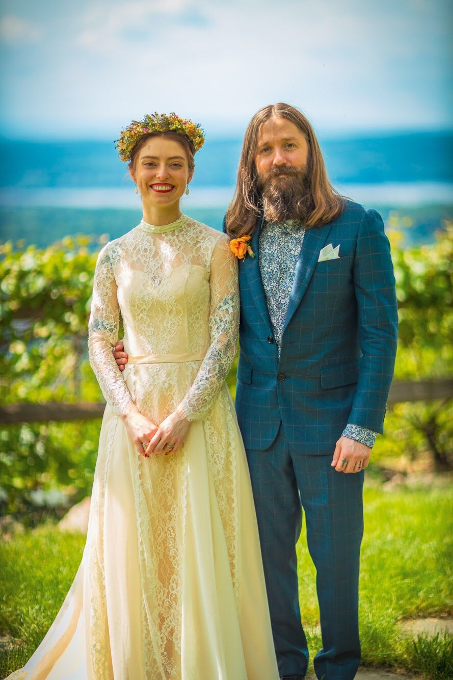 victorian bohemian vintage wedding dresses Victoria Lace Bohemian Wedding Dress