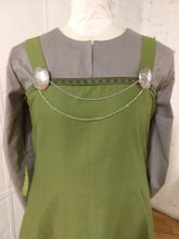 Load image into Gallery viewer, Viking/medieval dress and apron READY to SHIP (in certain sizes)