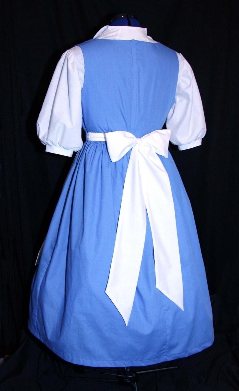 Blue ADULT Dress Cosplay Costume Size w/Bow MOM2RTK Cosplay BELLE Prov MJcostume Blue ADULT Dress Cosplay Costume Size w/Bow MOM2RTK Cosplay BELLE Prov MJcostume