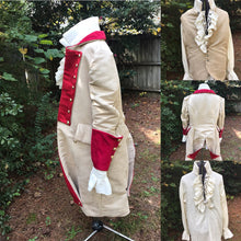 Load image into Gallery viewer, Adult Live Action Inspired Village Gaston Red Brown Coat and Vest from Beauty and the Beast 2017 Costume Cosplay