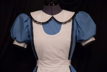 Load image into Gallery viewer, Adult Sz ALICE Dress Cosplay Costume BLACK Lace Sz ALICE In WONDERLAND Deluxe